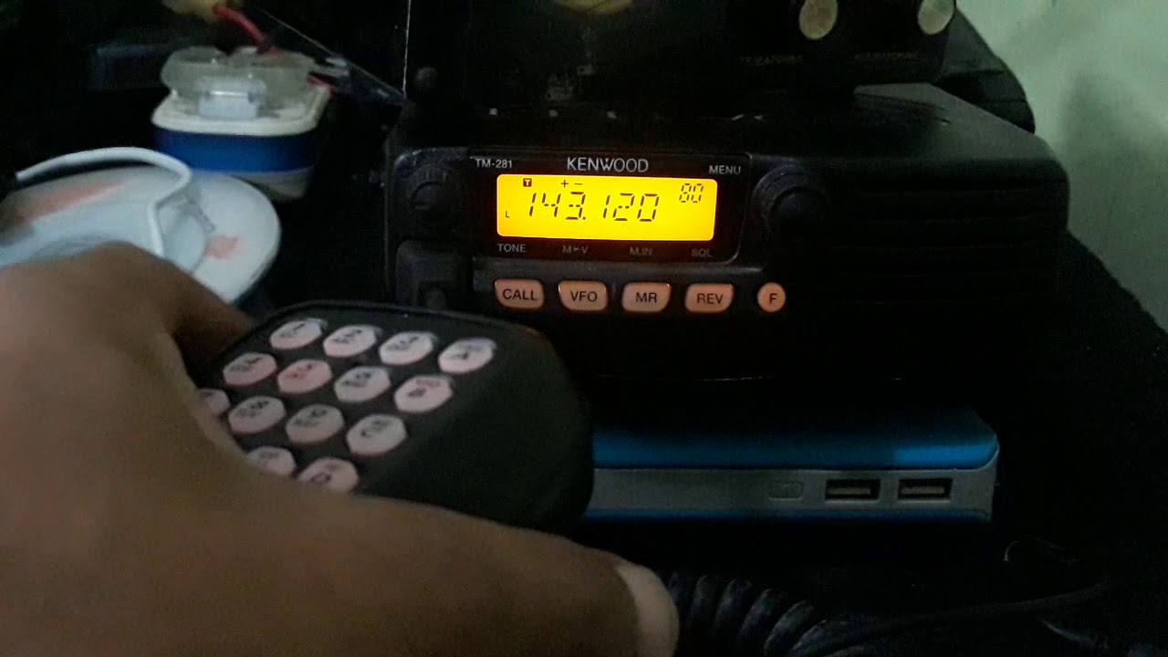 Progam tumpuk dan tone kenwood tm 281 luar biasaaa