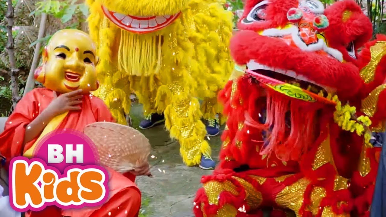 Tết Là Tết Remix, Bé Chúc Tết ♫ Múa Lân ♫ Nhạc Thiếu Nhi Remix Chúc Tết Vui Nhộn Cho Bé