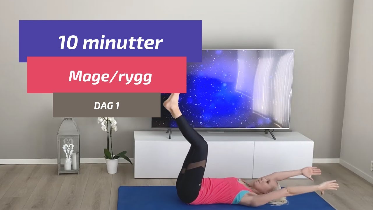 Effektiv magetrening på 10 minutter -  mage/core