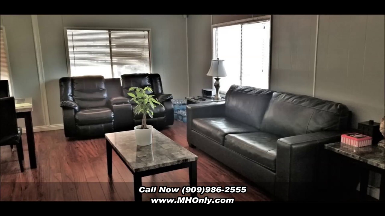 MANUFACTURED HOME FOR SALE IN SAN BERNARDINO, CALIFORNIA, GLEN AIRE MOBILE ESTATES, ACTION M HOMES