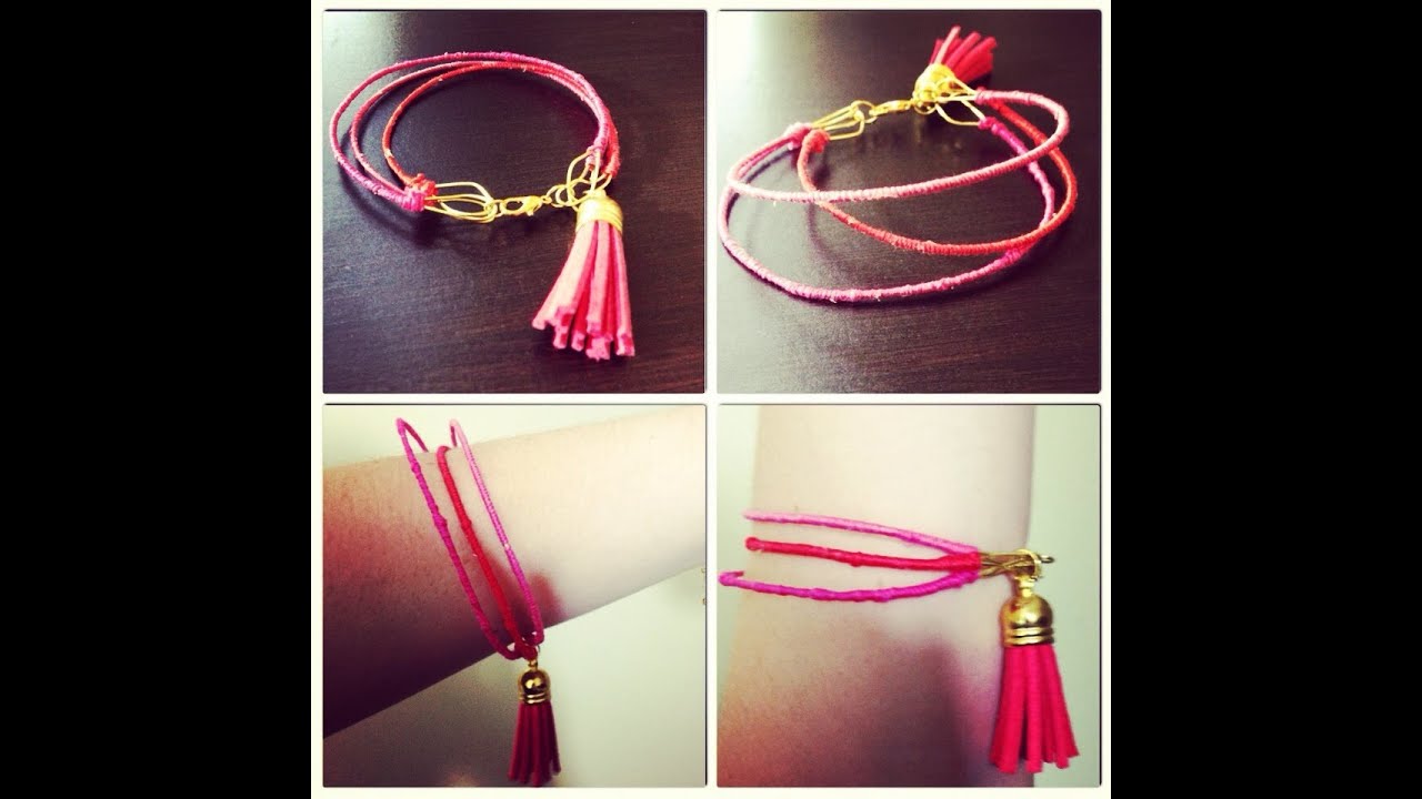 Como hacer PULSERAS FACILES 2! :) DIY: EASY BRACELETS!