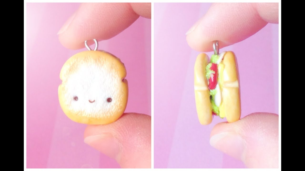 Kawaii Sandwich │ Polymer Clay Tutorial