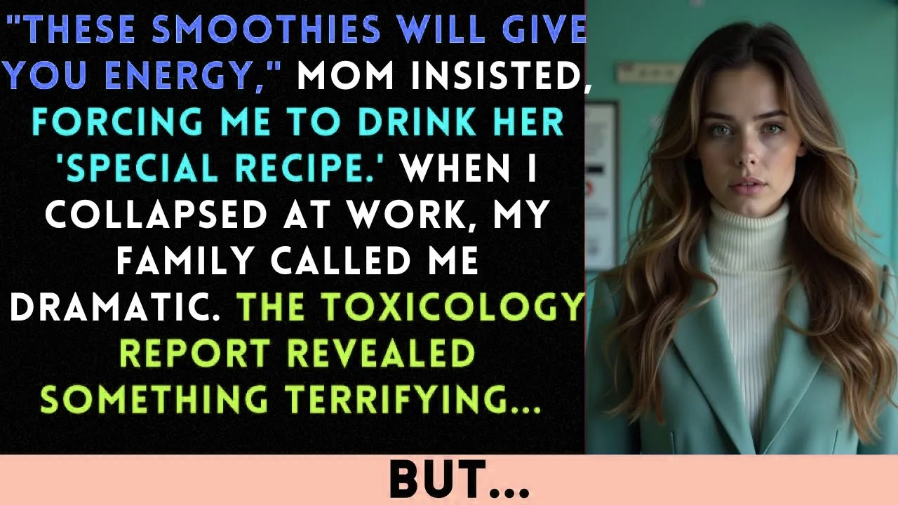 My Mother's 'Health Smoothies Made Me Dizzy—Family Said I Was Lazy. The Hospital Tests Exposed He...