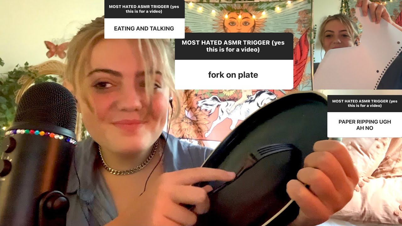 YOUR MOST HATED ASMR TRIGGERS 😡