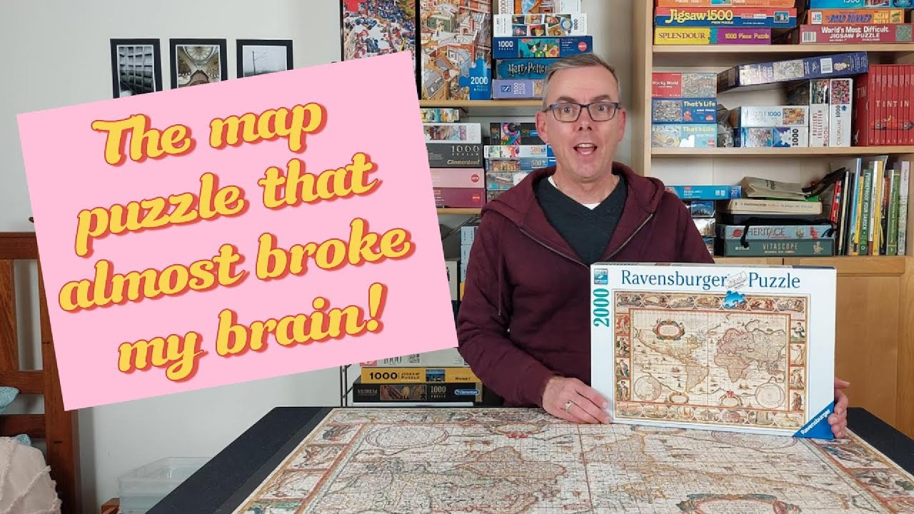 How a giant Ravensburger map of the world nearly did my head in... and what I did to overcome it!