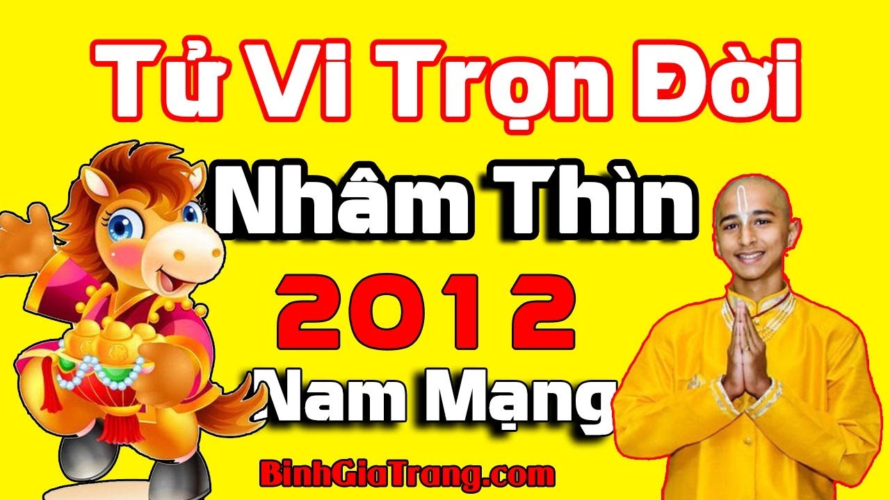 Tử vi trọn đời 2012 nam mạng: Xem tử vi trọn đời tuổi Nhâm Thìn Hậu vận tốt đẹp, công danh sáng tỏ