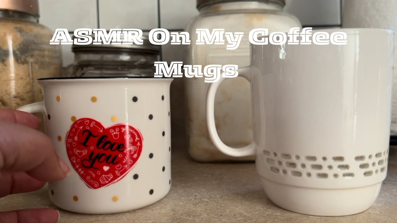 Super Lofi| Trying ASMR On My Favorite Coffee Mugs|No Talking #asmrvideos#asmrtapping#asmrsounds
