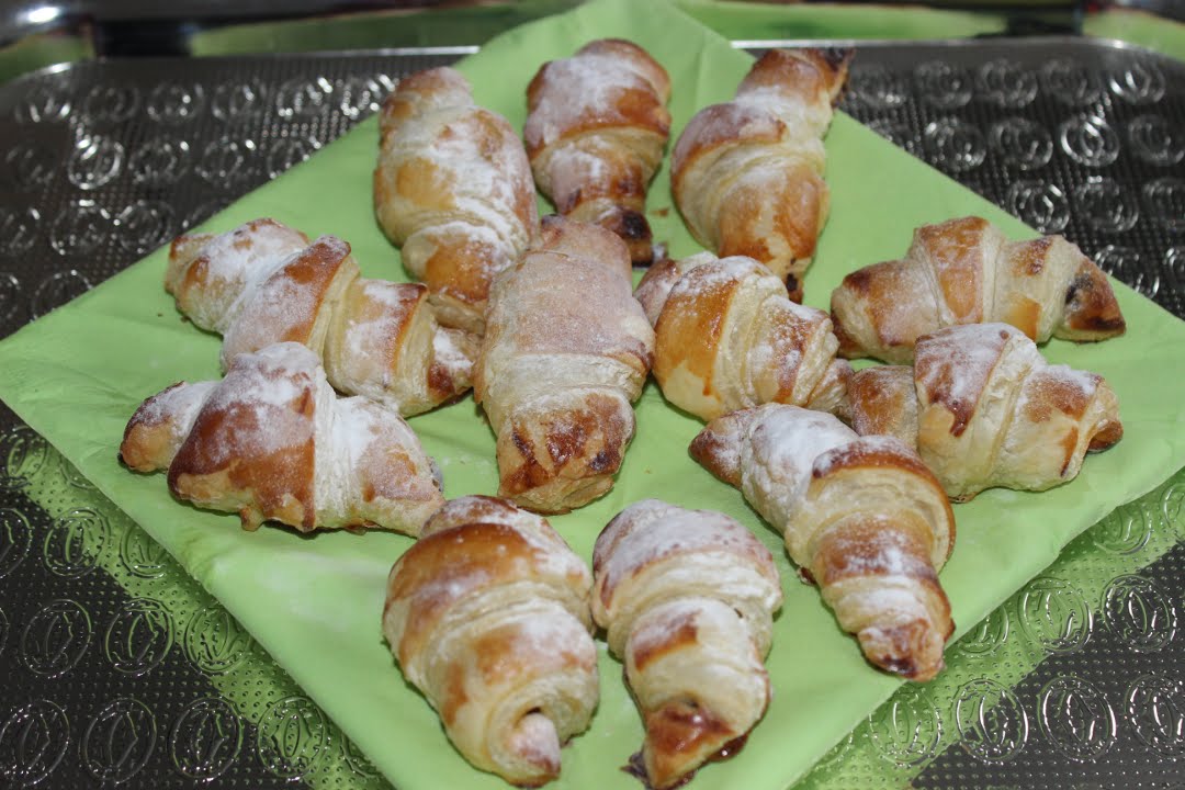 Schoko-Marzipan Hörnchen