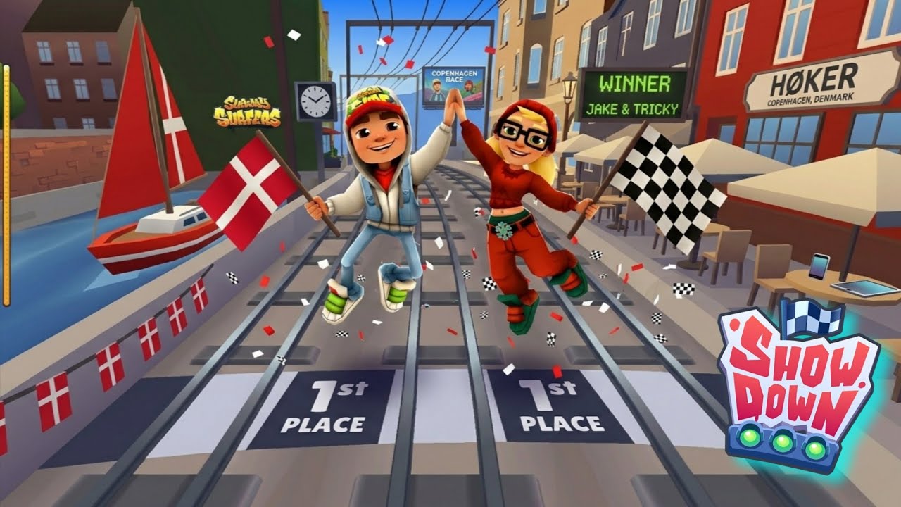 Subway Surfers 2026: Геймплей режима «Сражение» с различными мировыми турами Subway Surf 🏁🇩🇰
