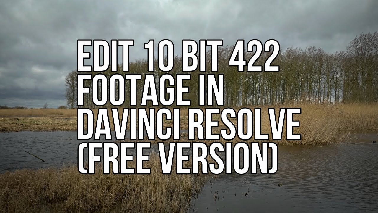 Как редактировать 10-битный 422-видеоматериал в Davinci Resolve (бесплатная версия) ОБНОВЛЕНИЕ 20...
