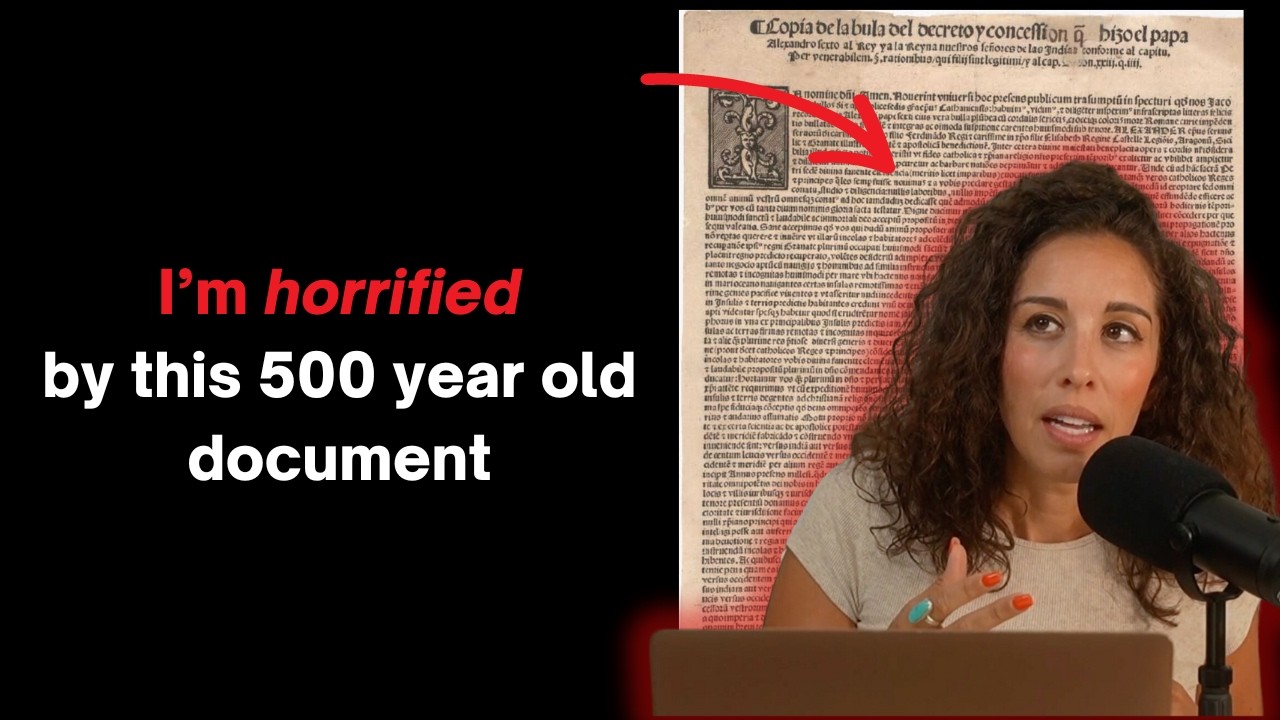 The pope's document from the 1500s blows me away