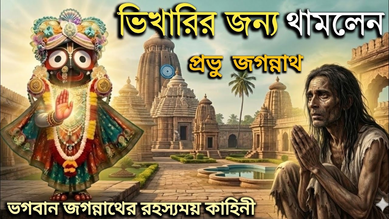 ভক্তির ডাকে থামলেন প্রভু || Jagannath Bhagwan Katha || Emotional Rath Yatra Miracle Story