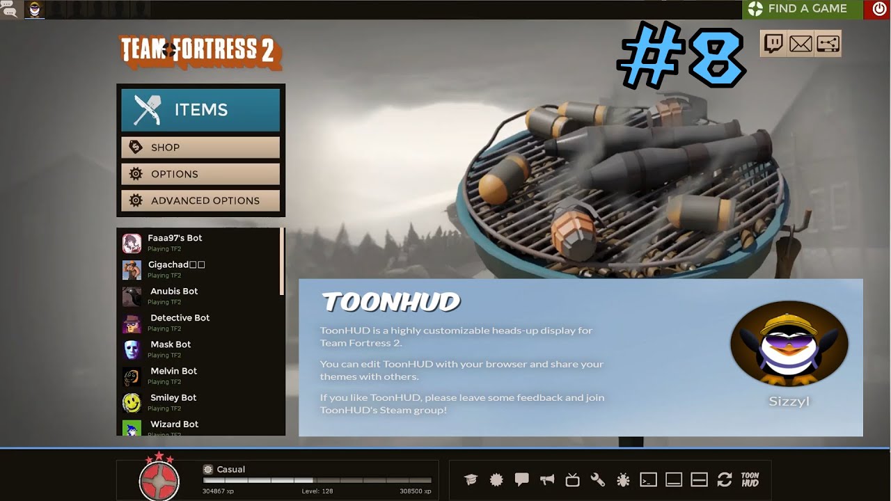 How's The HUD? (TF2) #8: ToonHUD