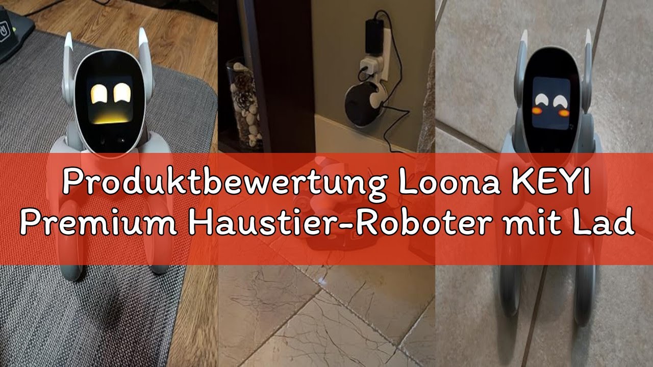 Produktbewertung Loona KEYI Premium Haustier-Roboter mit Ladestation (Smarte AI ChatGPT-4o, Stimmen-