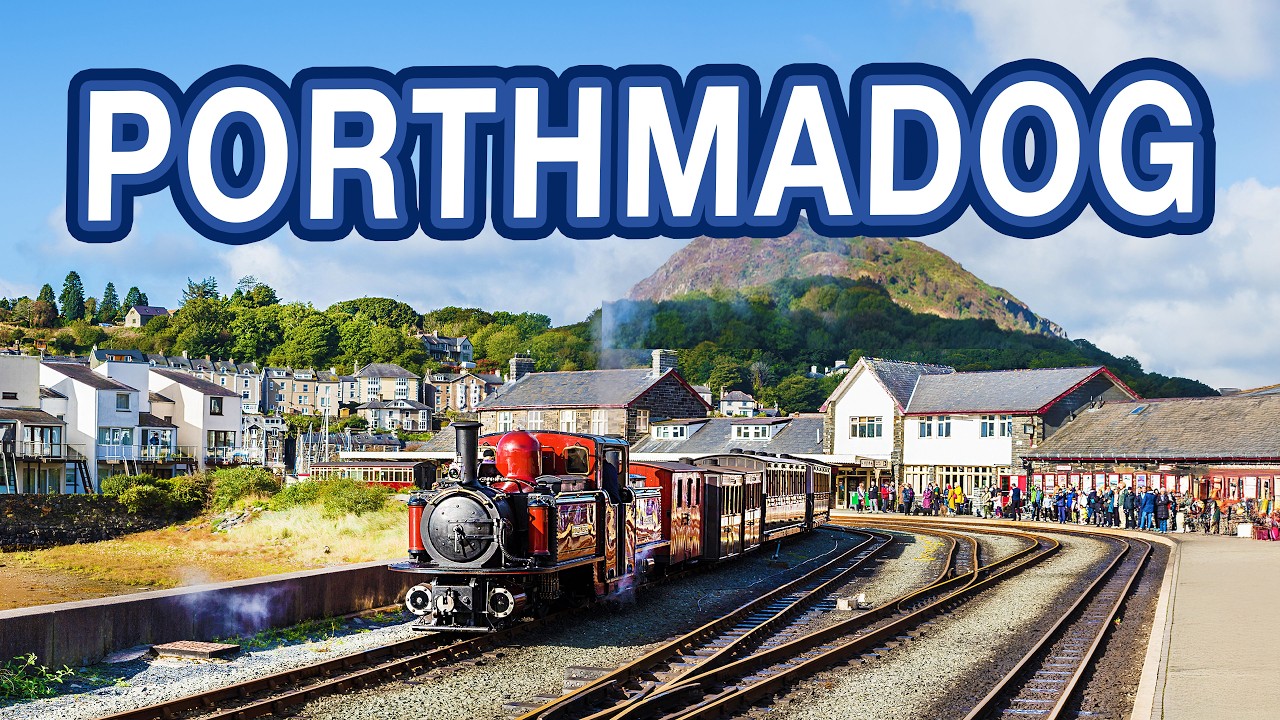 PORTHMADOG | Tour of INCREDIBLE Porthmadog North Wales | 4K Walking Tour