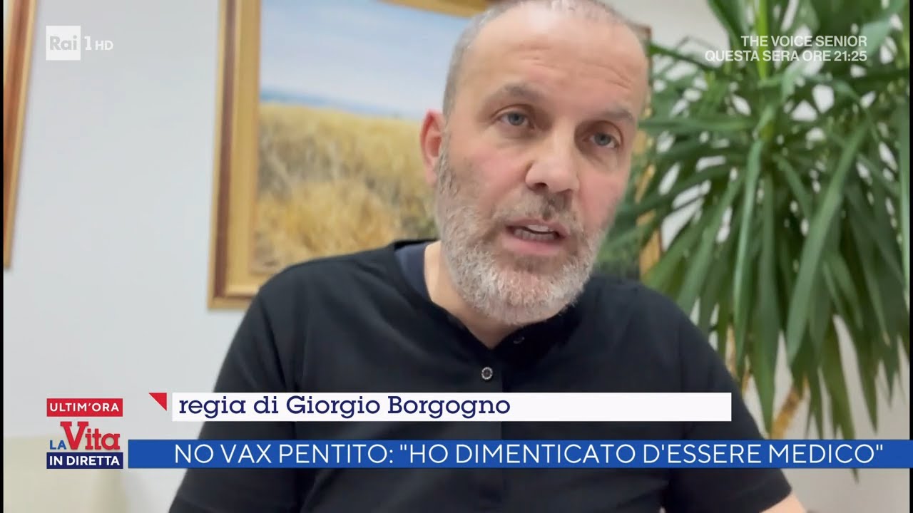 La confessione del medico No Vax pentito: 