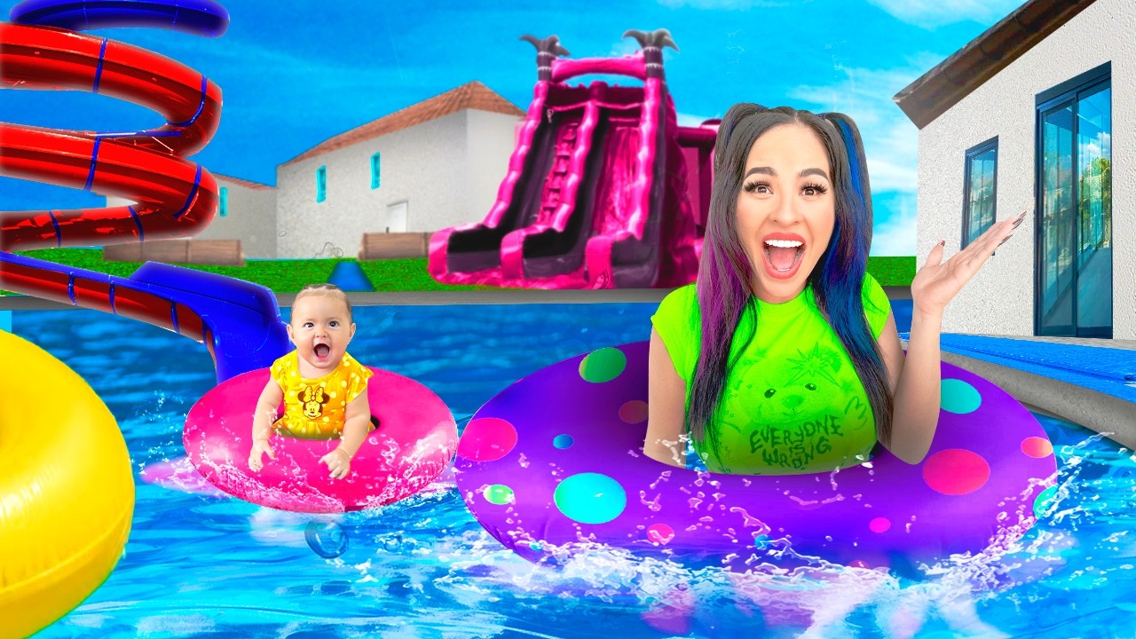 CONSTRUÍ UN PARQUE ACUÁTICO EN MI CASA PARA NASYA *Fue una locura*