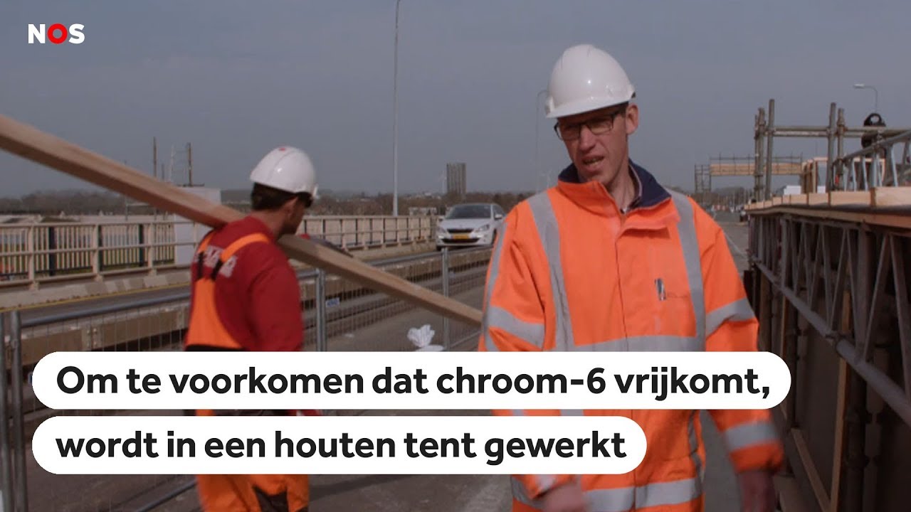 RENOVATIE: Hoe verwijder je het kankerverwekkende Chroom 6 van de Waalbrug