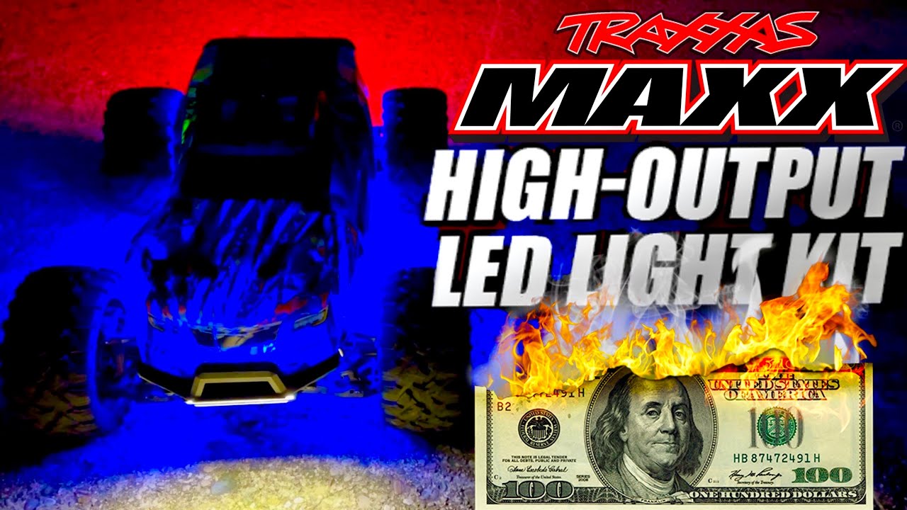 How To Install The Traxxas Maxx LED Light Kit.  Is It Worth The Money?