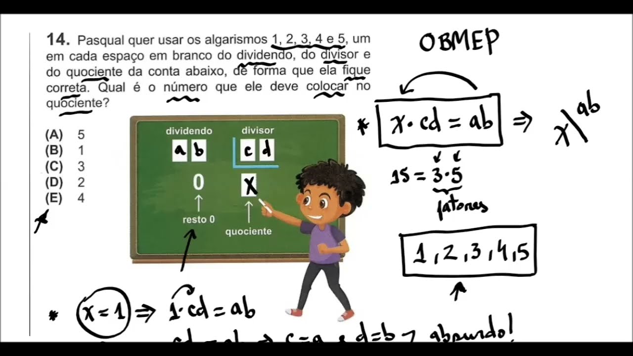 OBMEP 2024| QUESTÃO 14| NÍVEL 1 (DIVISIBILIDADE)