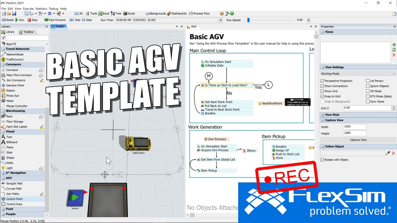 Использование базового шаблона AGV