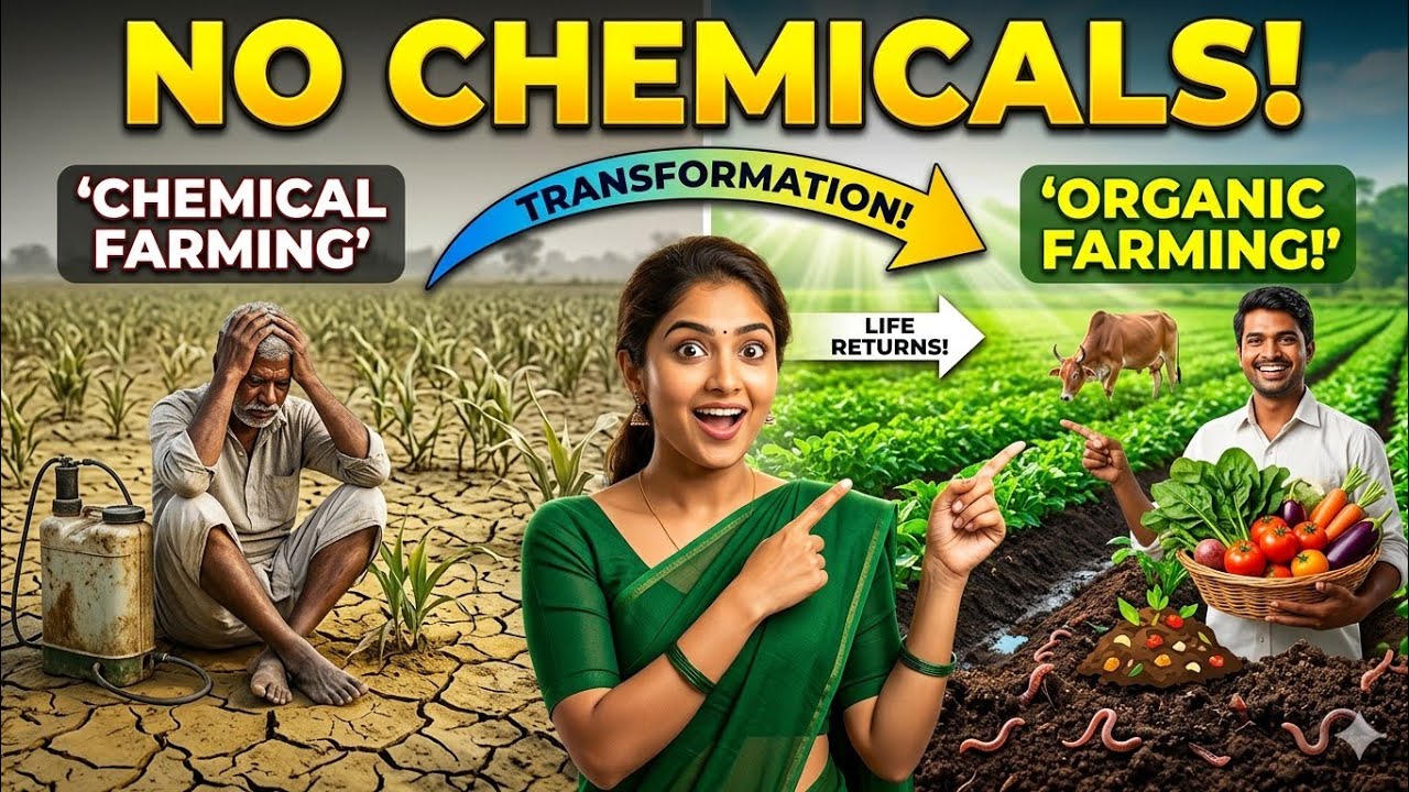 Organic farming means living in harmony with nature