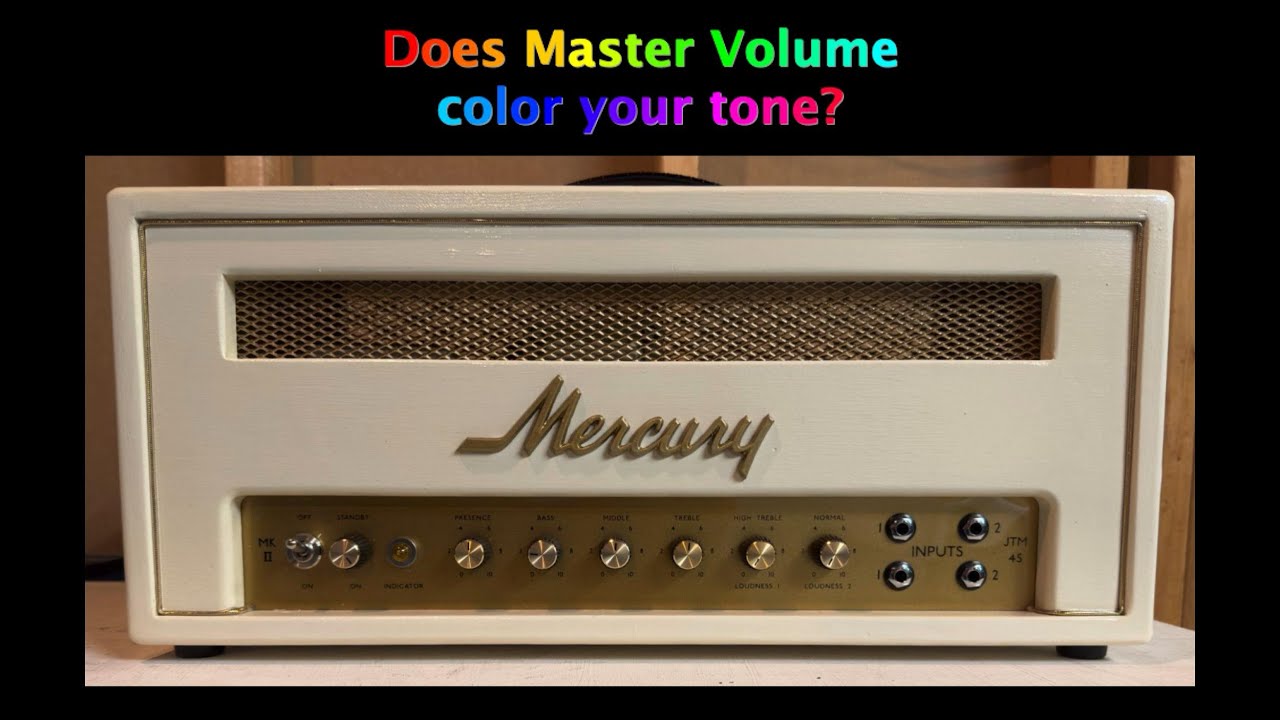 Does Master Volume Color The Tone In Your Amp?