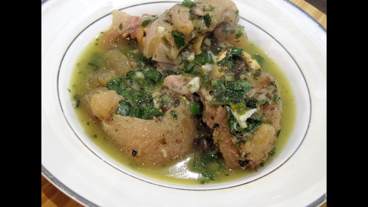 Pied de veau sauce chien