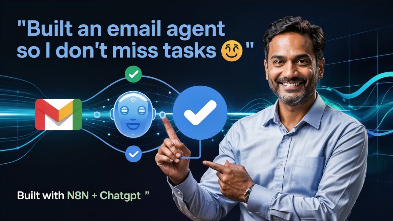 🔥 I Built an Email Agent 📩 So I Never Miss Tasks Again (n8n + ChatGPT)