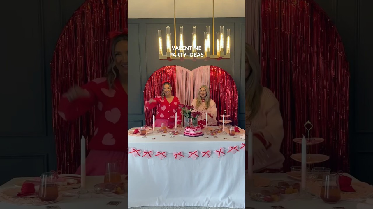 Valentine party ideas🎀♥️find links here: 