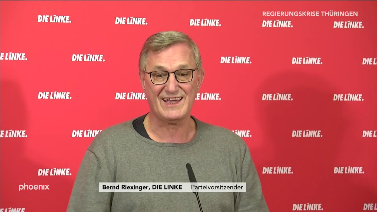 MP-Wahl Th&uuml;ringen: Reaktion von Bernd Riexinger (Die Linke)