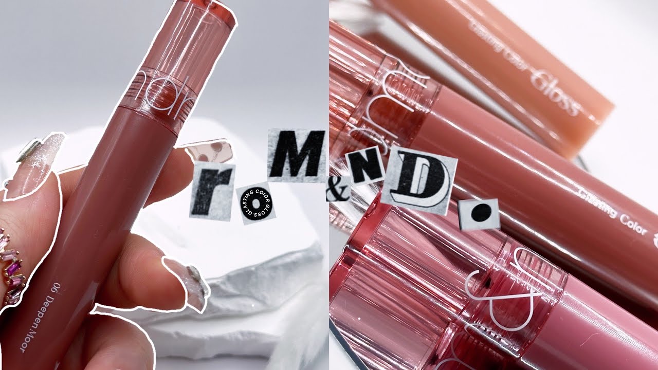 Splurge or Save...💯 I NEW #ROMAND GLOSS I 3 Swatches of The Glasting Color Gloss I SSUAN.