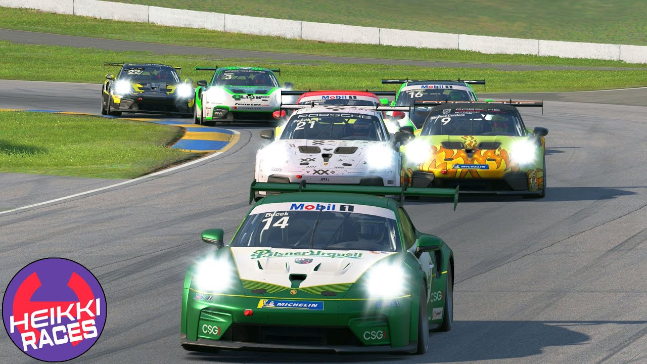 Me sacó de quicio, pero acabé siendo MUY fan (iRacing / Road Atlanta / Porsche Cup) || Heikki360ES