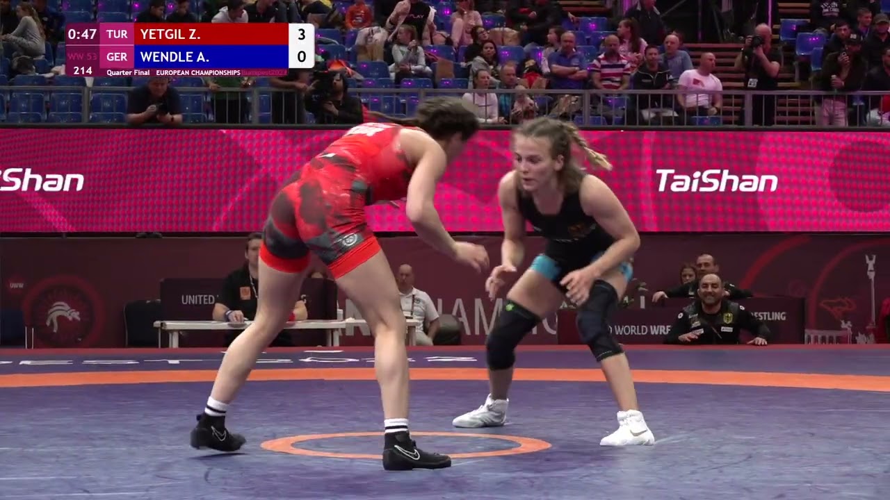 1/4 WW - 53 kg: Z. YETGIL (TUR) v. A. WENDLE (GER)