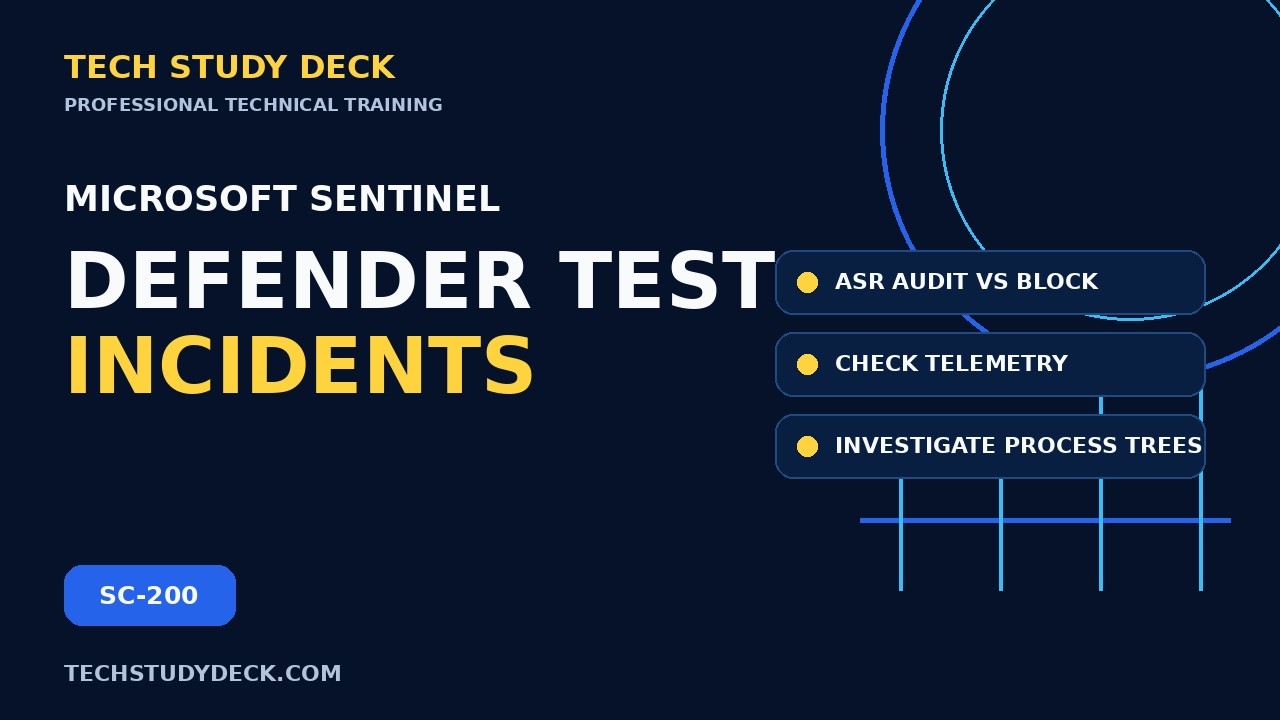 How to Trigger Microsoft Defender for Endpoint Test Incidents | SC-200