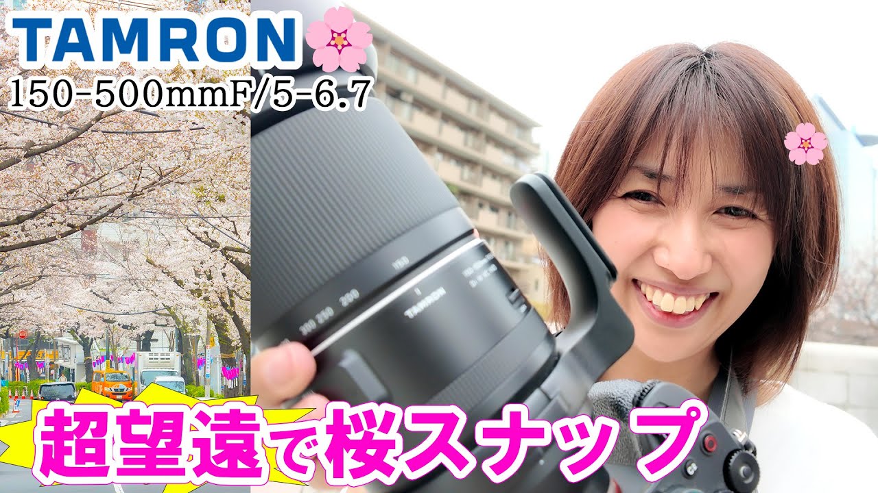 【桜満開】超望遠レンズ TAMRON 150-500とa7IVで目黒川スナップ撮影 東京カメラ第146歩 写真家 加藤ゆか