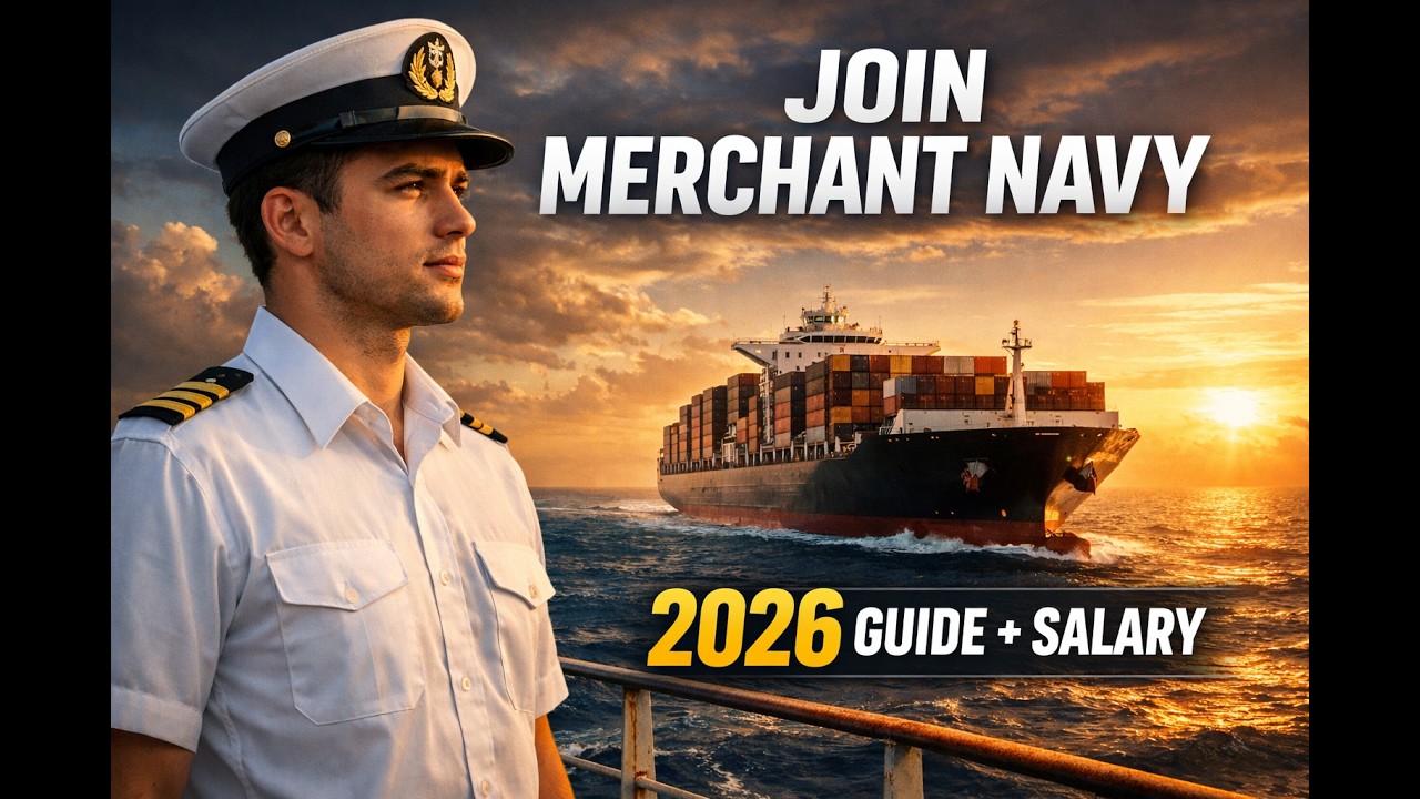 HOW TO JOIN MERCHANT NAVY IN 2026  (COMPLETE GUIDE/ SALARY/CAREER PROGRESSION) #merchantnavy