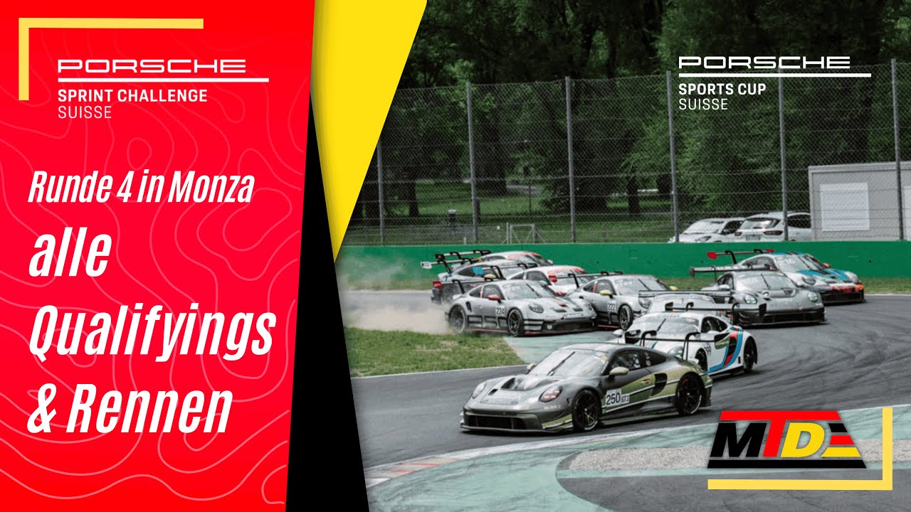 Porsche Sprint Challenge Suisse 2025 | Runde 4 - Samstag: alle Qualifyings & Rennen (Deutsch)