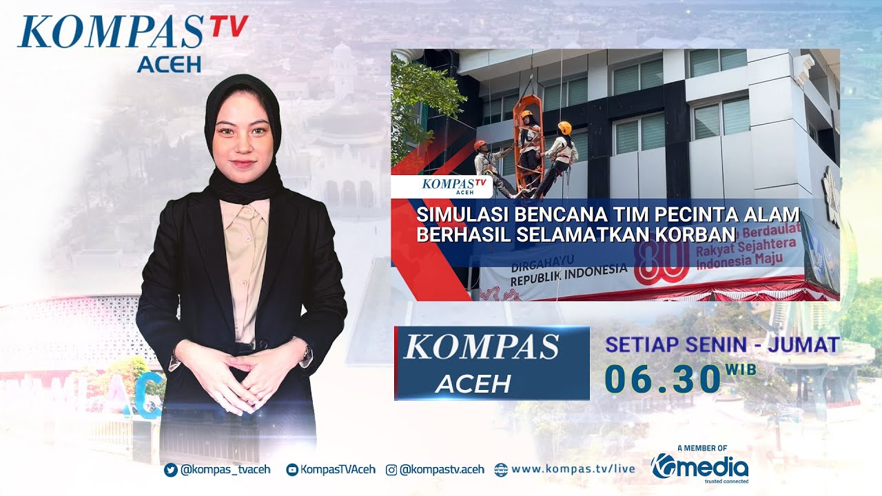 Simulasi Bencana Tim Pecinta Alam Berhasil Selamatkan Korban | KOMPAS ACEH 22102025