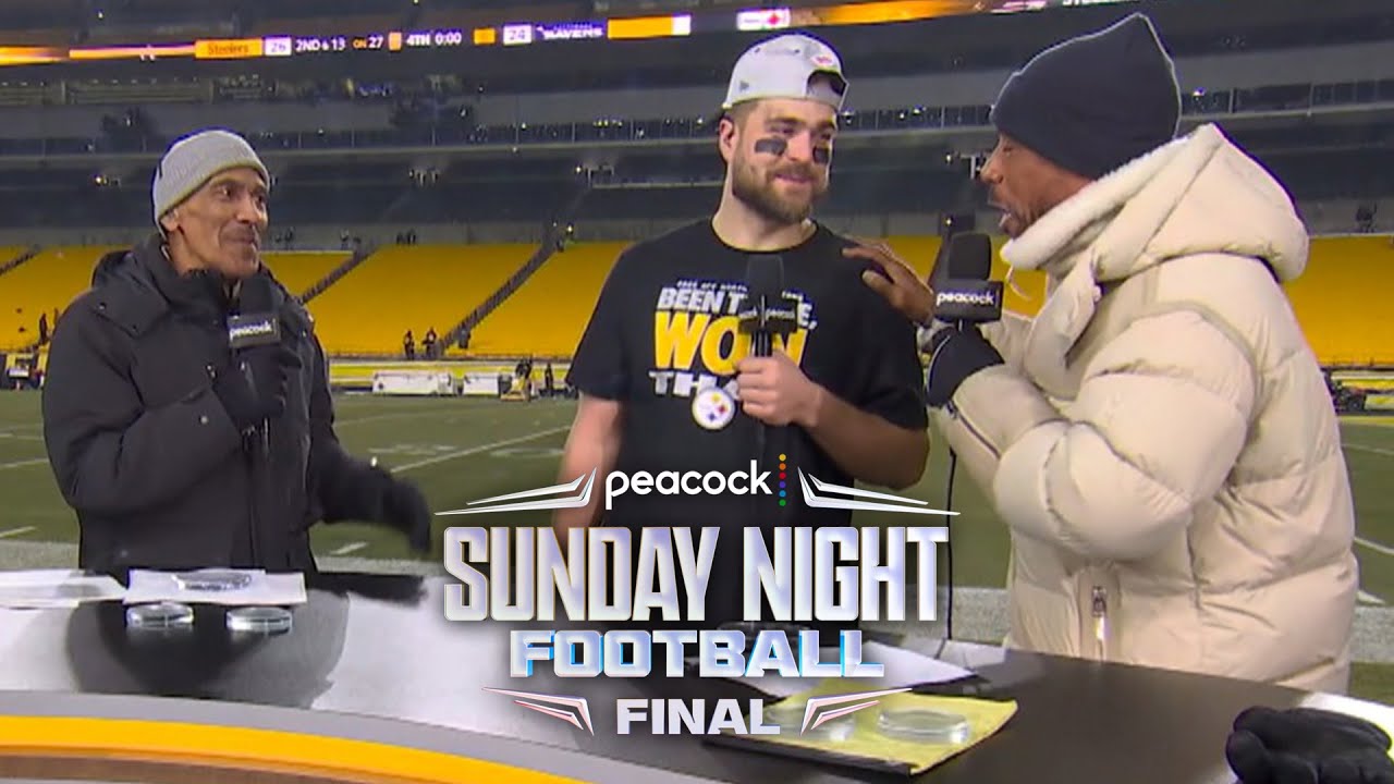 Pat Freiermuth: Aaron Rodgers 'keeps us calm' under pressure | PSNFF | NFL on NBC
