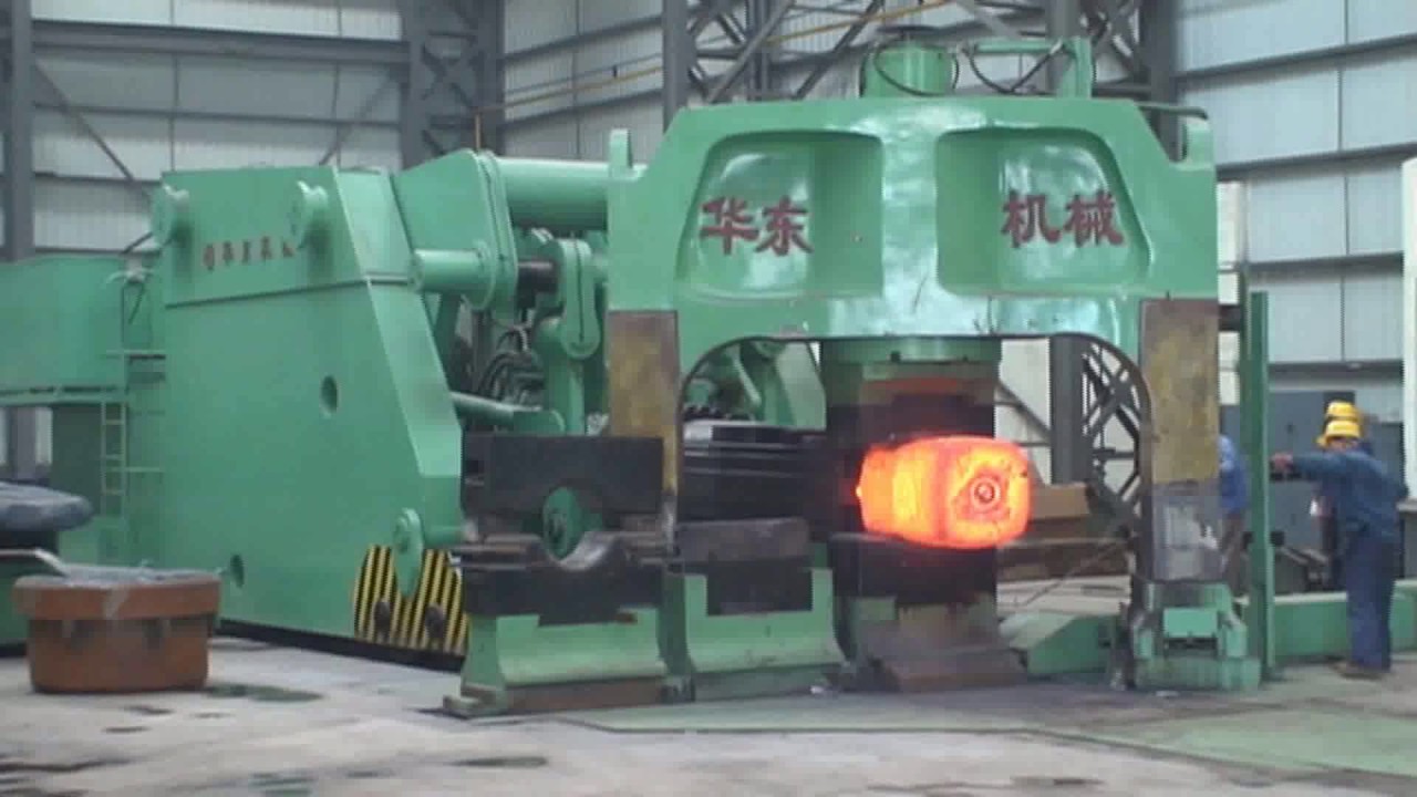 (HDMECH) 16MN two column pull -down type hydraulic open die forging press units