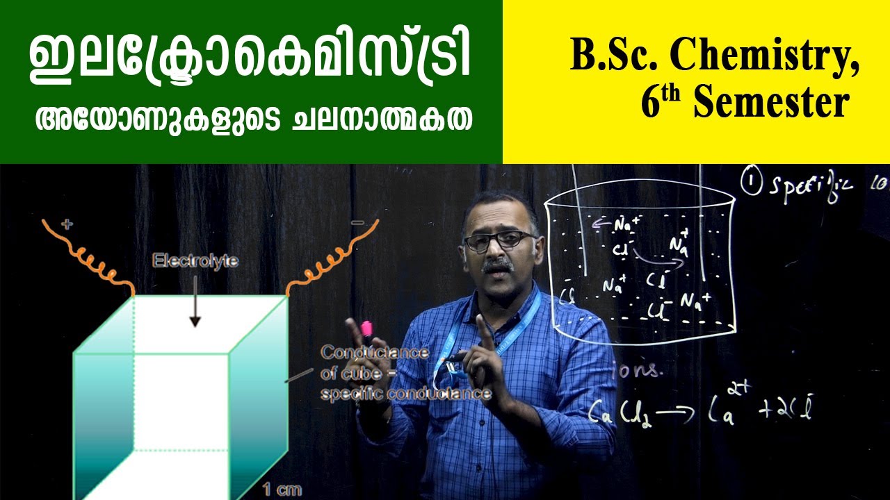 Electrochemistry | Ionic Conductance | Christ OpenCourseWare