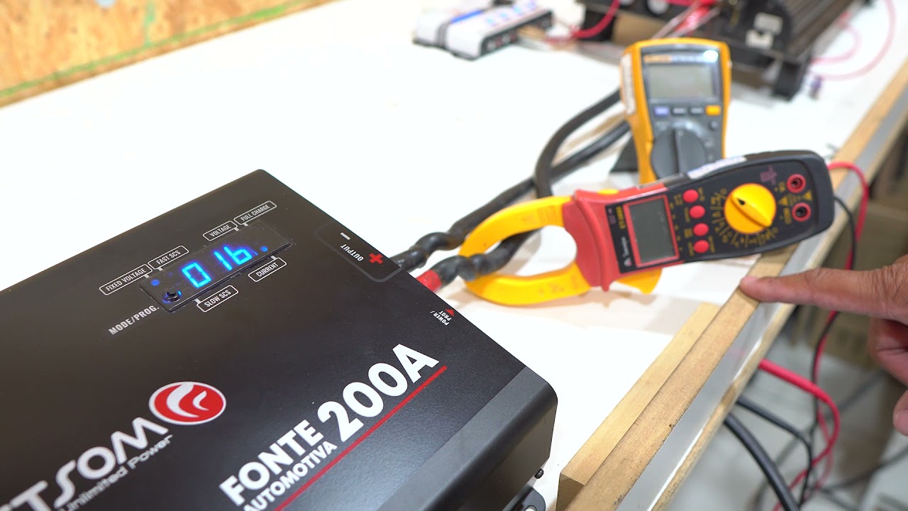 FONTE200A - TESTE de Potência na Prática