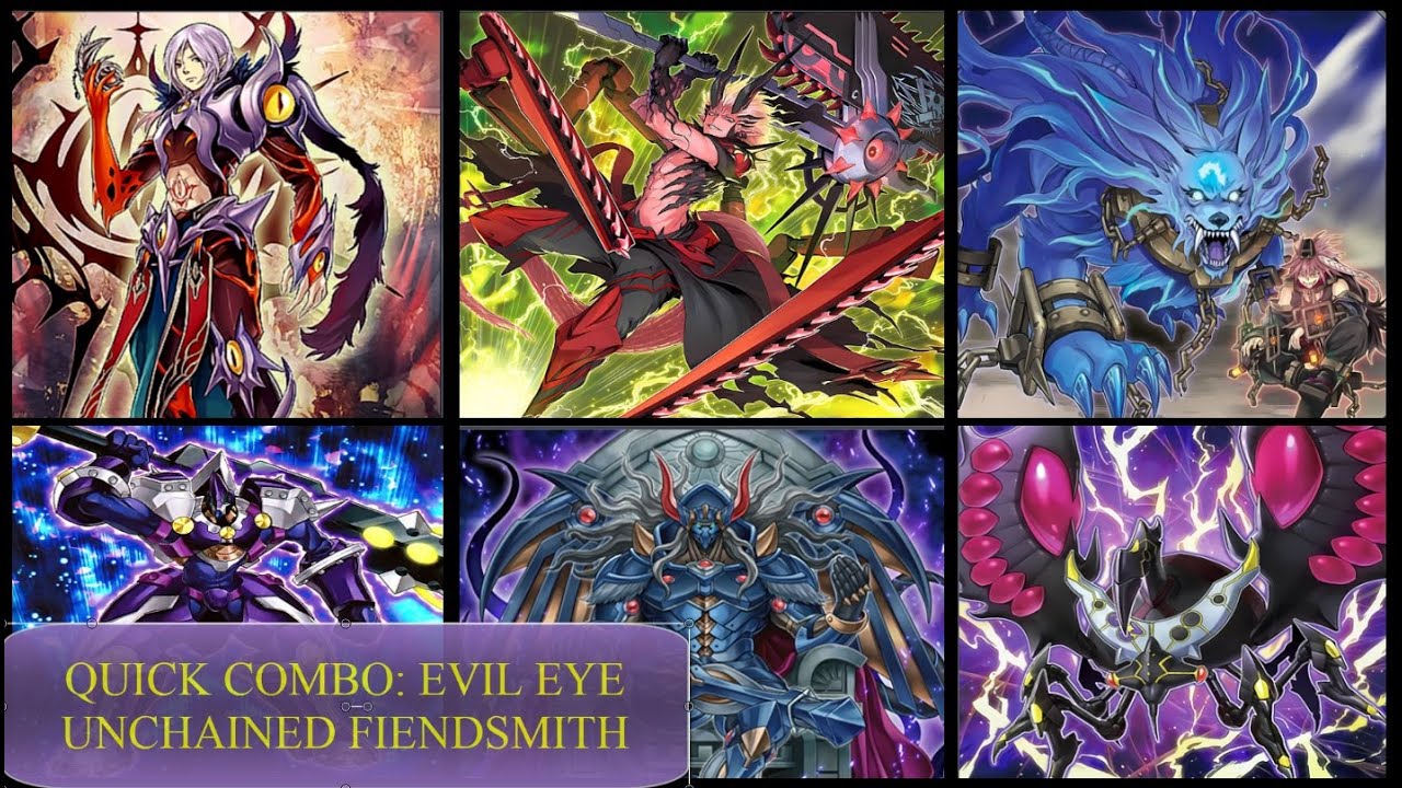 EVIL EYE UNCHAINED FIENDSMITH 🔥🔥 7 INTERRUPTION COMBO🔥🔥 EVIL EYE DECK 2025