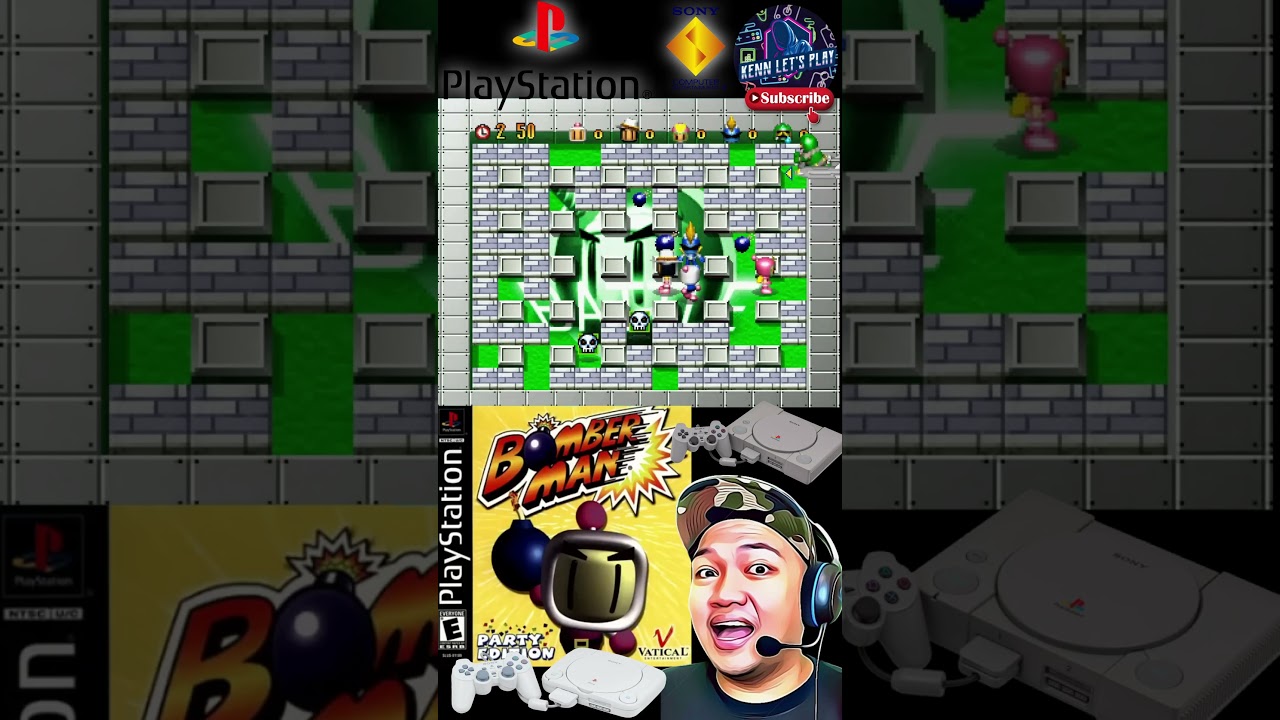 Bomberman Party Edition - PS1 | PSOne | PlayStation 1 PSX 