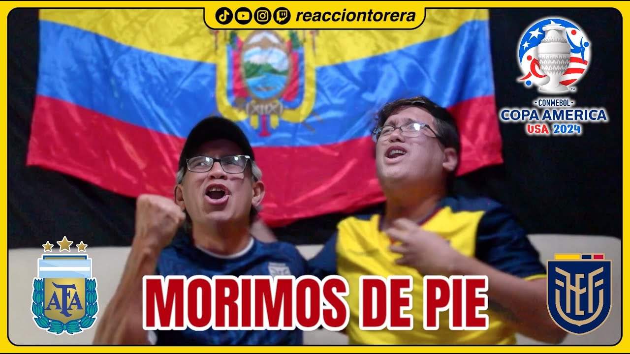 ECUADOR 1-1 ARGENTINA | VIDEO REACCIÓN 🎥⚽️ | COPA AMÉRICA - ECUADOR 🇪🇨