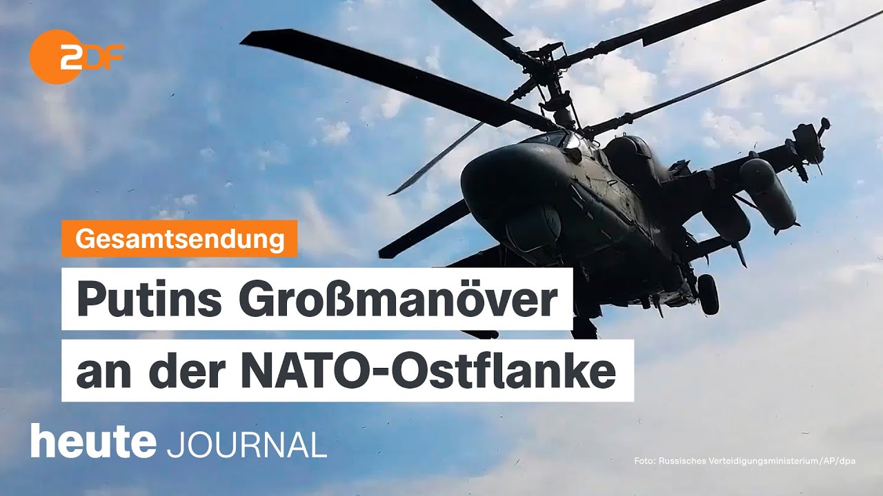 heute journal vom 12.09.2025 Russlands Militärübung, Marode Infrastruktur, David-Bowie-Ausstellung