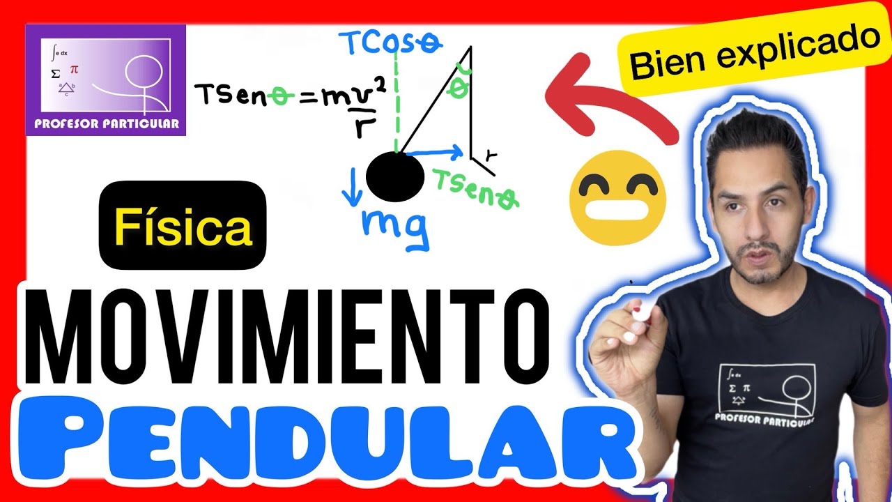 ✅​Movimiento CIRCULAR el PÉNDULO CÓNICO [𝙀𝙭𝙥𝙡𝙞𝙘𝙖𝙘𝙞ó𝙣 100% 𝙀𝙛𝙚𝙘𝙩𝙞𝙫𝙖 😎​🫵​💯​] Física