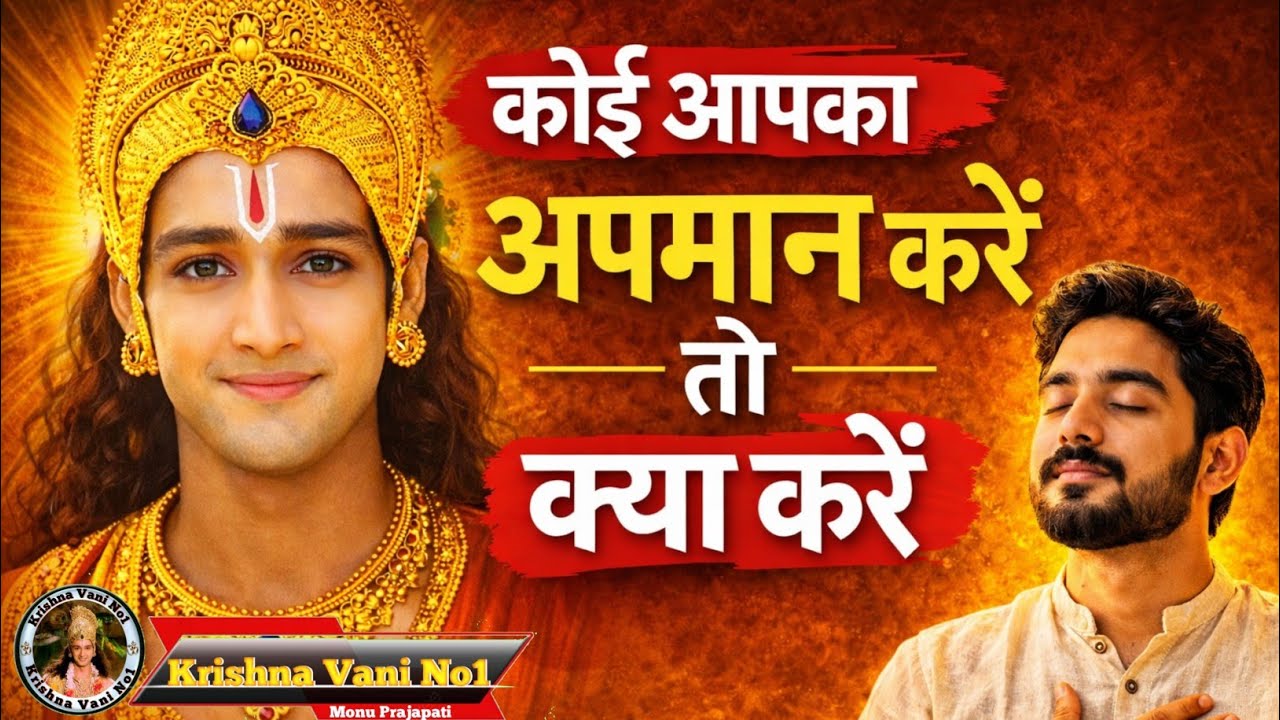कोई आपका अपमान करें तो क्या करें Shree Krishn Motivation Speech/ Krishna Gyan/ #youtubevideos 