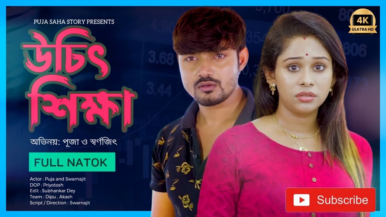 উচিৎ শিক্ষা | Bangla  Short Film | Puja saha | Natok | swarnajit